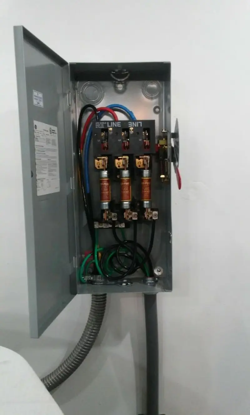 Three-phase disconnect switch installed for Electrical Wiring & Rewiring in New Port Richey