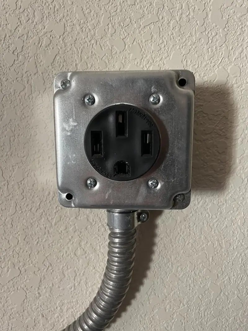 NEMA 14-50 outlet installed for Electrical Panel Upgrade in New Port Richey